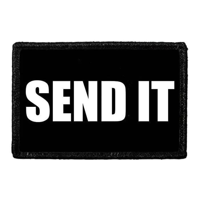 pull patch Hats Send It Pull Patch- Removable Patches (Lifestyle) equestrian team apparel online tack store mobile tack store custom farm apparel custom show stable clothing equestrian lifestyle horse show clothing riding clothes Pull Patch- Removable Patches (Lifestyle) horses equestrian tack store