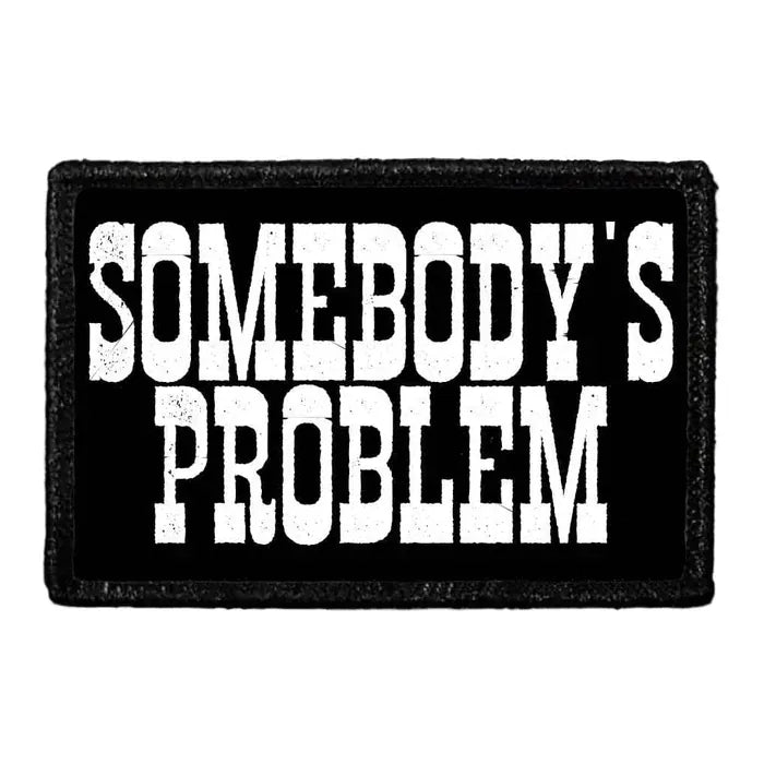 pull patch Hats Somebody's Problem Pull Patch- Removable Patches (Lifestyle) equestrian team apparel online tack store mobile tack store custom farm apparel custom show stable clothing equestrian lifestyle horse show clothing riding clothes Pull Patch- Removable Patches (Lifestyle) horses equestrian tack store