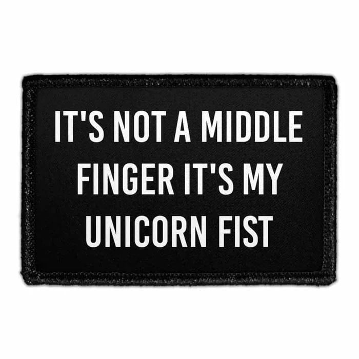 pull patch Hats It's Not a Middle Finger It's my Unicorn Fist Pull Patch Removable Patches Unicorns equestrian team apparel online tack store mobile tack store custom farm apparel custom show stable clothing equestrian lifestyle horse show clothing riding clothes Pull Patch Removable Patches Unicorns horses equestrian tack store