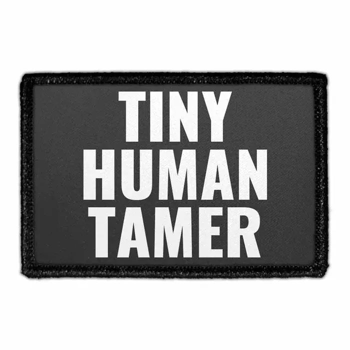 pull patch Hats Tiny Human Tamer Pull Patch- Removable Patches (Lifestyle 2) equestrian team apparel online tack store mobile tack store custom farm apparel custom show stable clothing equestrian lifestyle horse show clothing riding clothes Pull Patch- Removable Patches (Lifestyle 2) horses equestrian tack store