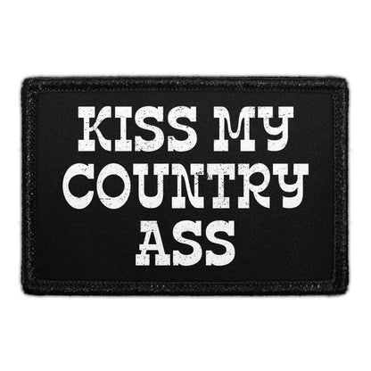 pull patch Hats Kiss My Country Ass Pull Patch- Removable Patches (Lifestyle) equestrian team apparel online tack store mobile tack store custom farm apparel custom show stable clothing equestrian lifestyle horse show clothing riding clothes Pull Patch- Removable Patches (Lifestyle) horses equestrian tack store