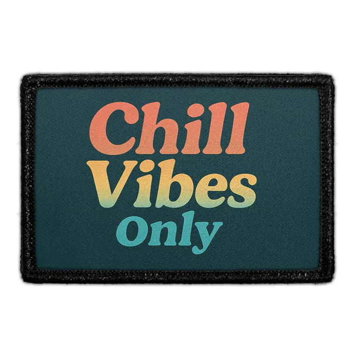 pull patch Hats Chill Vibes Only Pull Patch- Removable Patches (Lifestyle 2) equestrian team apparel online tack store mobile tack store custom farm apparel custom show stable clothing equestrian lifestyle horse show clothing riding clothes Pull Patch- Removable Patches (Lifestyle 2) horses equestrian tack store