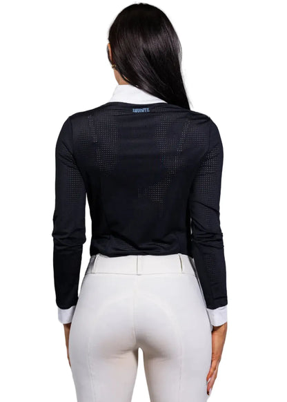 Equisite Elements of Style women's show shirt Equisiite- Pauline Snap Collar equestrian team apparel online tack store mobile tack store custom farm apparel custom show stable clothing equestrian lifestyle horse show clothing riding clothes Equisiite- Pauline Snap Collar horses equestrian tack store