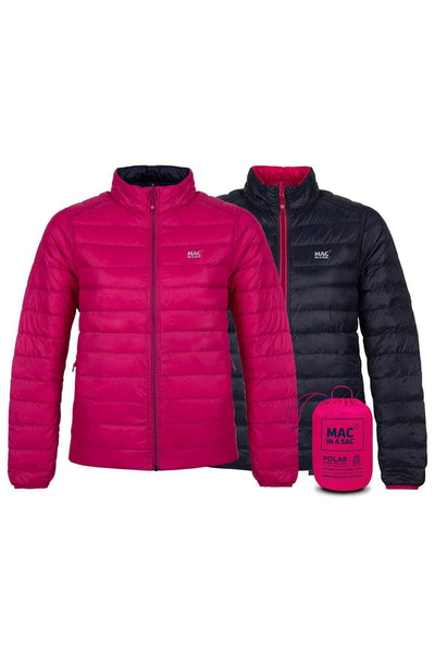 Mac In A Sac coats and Jackets S / Fuchsia/Navy Mac In A Sac- Jacket (Polar Lady) equestrian team apparel online tack store mobile tack store custom farm apparel custom show stable clothing equestrian lifestyle horse show clothing riding clothes horses equestrian tack store