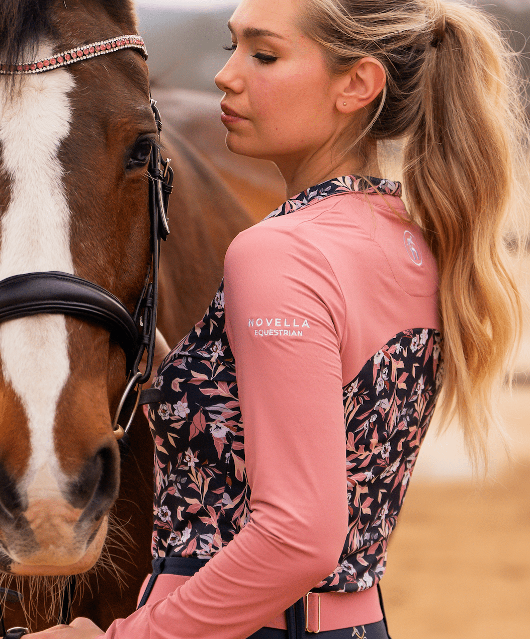 Novella Equestrian Apparel & Accessories Novella Equestrian- The Leah (Long Sleeve) equestrian team apparel online tack store mobile tack store custom farm apparel custom show stable clothing equestrian lifestyle horse show clothing riding clothes horses equestrian tack store