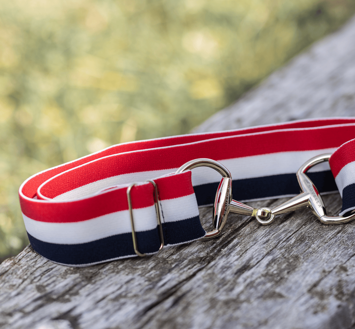 Novella Equestrian Belts The Team (Red/White/Blue) Novella Equestrian- Snaffle Bit Stretch Belts (1.5") equestrian team apparel online tack store mobile tack store custom farm apparel custom show stable clothing equestrian lifestyle horse show clothing riding clothes Novella Equestrian- Snaffle Bit Stretch Belts (1.5") horses equestrian tack store