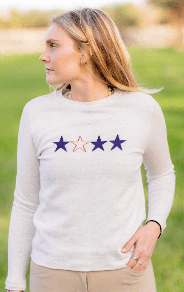 TKEQ sweater TKEQ- Sweater 4 Star Ash equestrian team apparel online tack store mobile tack store custom farm apparel custom show stable clothing equestrian lifestyle horse show clothing riding clothes horses equestrian tack store