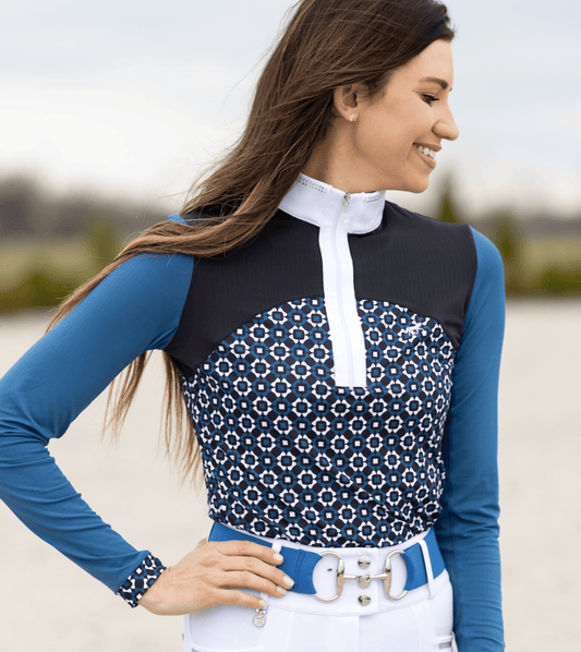 Novella Equestrian Apparel & Accessories XXS Novella Equestrian- The Sanceo (Long Sleeve) equestrian team apparel online tack store mobile tack store custom farm apparel custom show stable clothing equestrian lifestyle horse show clothing riding clothes Novella Equestrian- The Sanceo (Long Sleeve) horses equestrian tack store