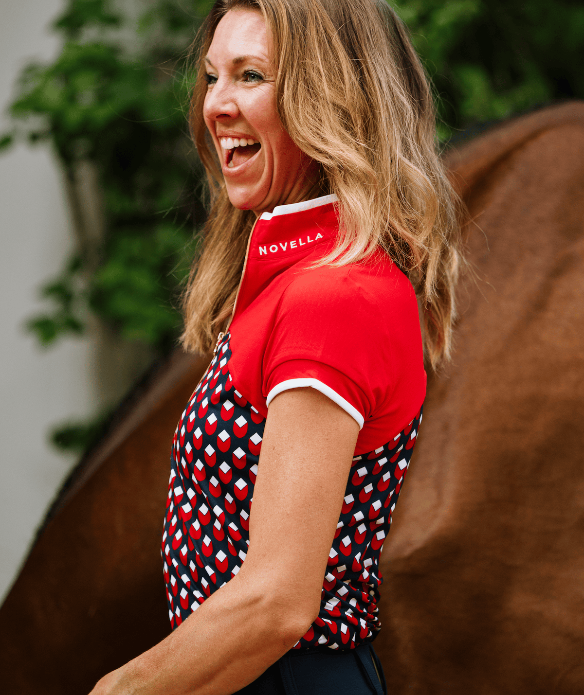 Novella Equestrian Apparel & Accessories Novella Equestrian- The Team Shirt 2.0 (Short Sleeve) equestrian team apparel online tack store mobile tack store custom farm apparel custom show stable clothing equestrian lifestyle horse show clothing riding clothes Novella Equestrian- The Team Shirt 2.0 (Short Sleeve) horses equestrian tack store