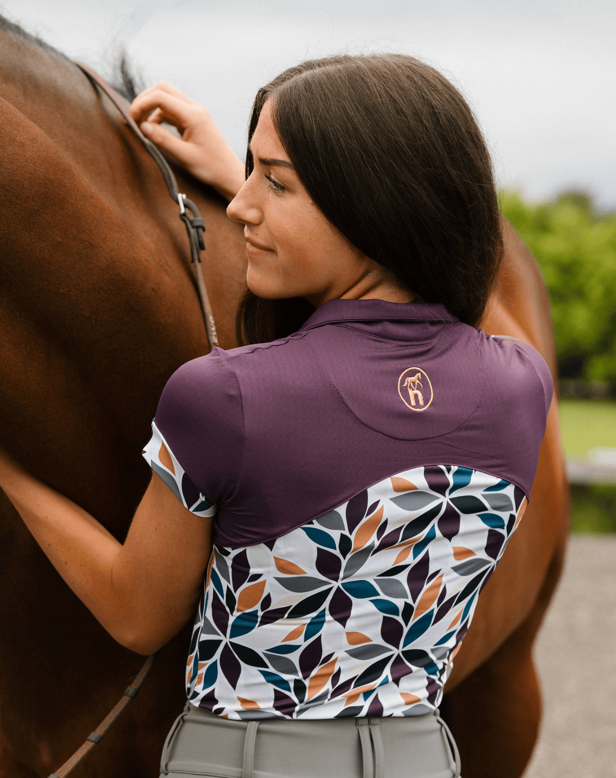 Novella Equestrian Apparel & Accessories Novella Equestrian- The Estrella (Short Sleeve) equestrian team apparel online tack store mobile tack store custom farm apparel custom show stable clothing equestrian lifestyle horse show clothing riding clothes Novella Equestrian- The Estrella (Short Sleeve) horses equestrian tack store