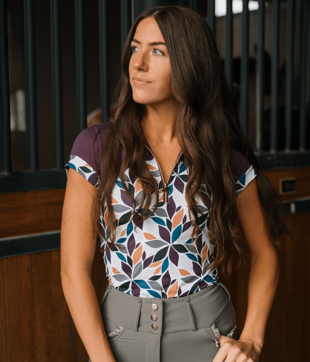 Novella Equestrian Apparel & Accessories Novella Equestrian- The Estrella (Short Sleeve) equestrian team apparel online tack store mobile tack store custom farm apparel custom show stable clothing equestrian lifestyle horse show clothing riding clothes Novella Equestrian- The Estrella (Short Sleeve) horses equestrian tack store