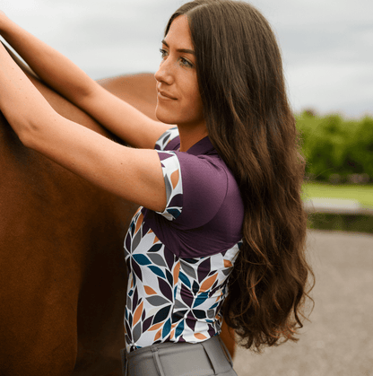 Novella Equestrian Apparel & Accessories Novella Equestrian- The Estrella (Short Sleeve) equestrian team apparel online tack store mobile tack store custom farm apparel custom show stable clothing equestrian lifestyle horse show clothing riding clothes Novella Equestrian- The Estrella (Short Sleeve) horses equestrian tack store