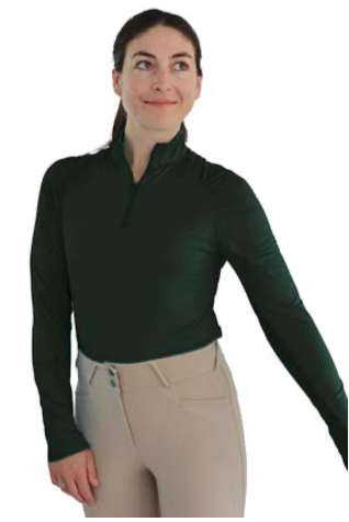 Hannah Childs- Naomi 1/4 Zip Top (Long Sleeve)