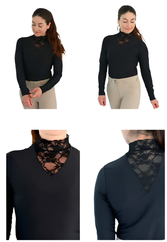 Hannah Childs- Izzy Lace Tech Top (Long Sleeve)