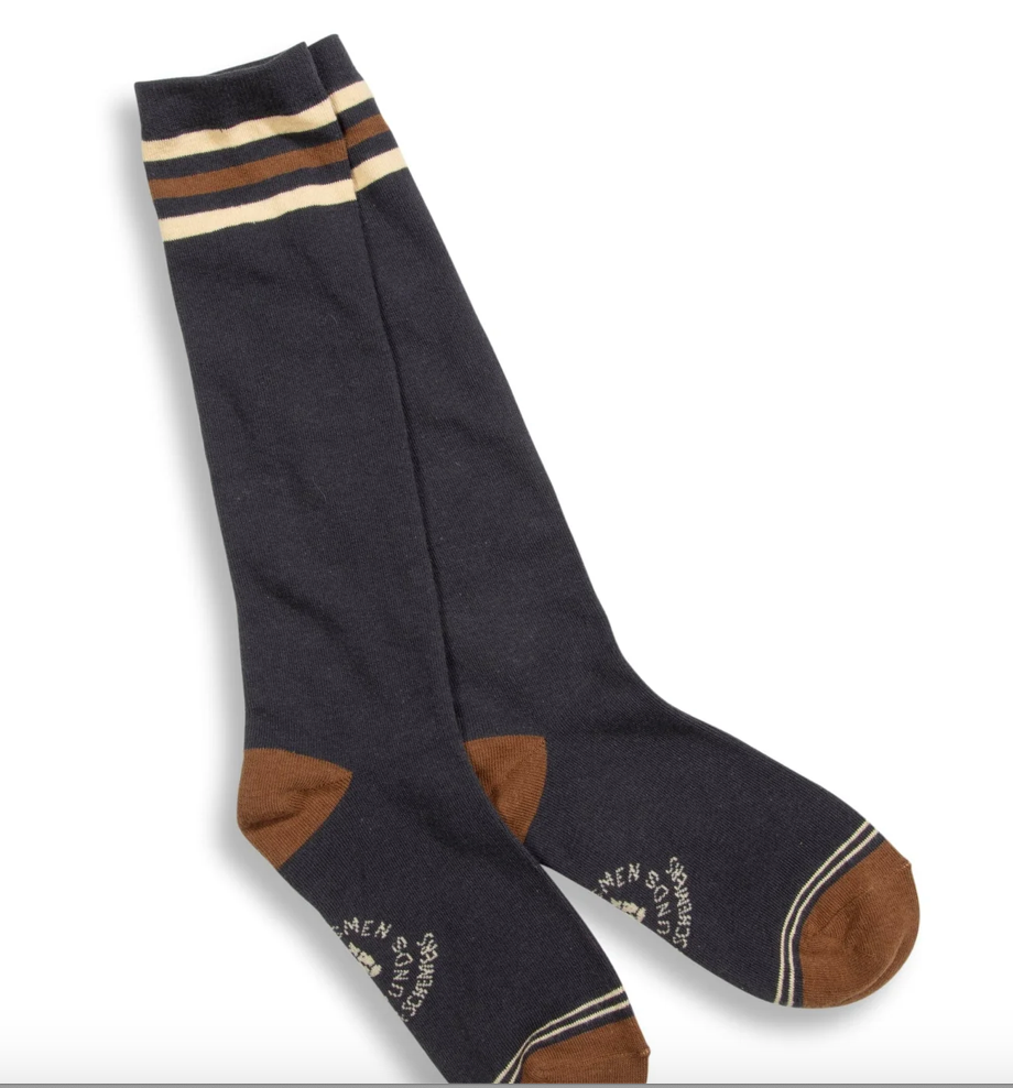 Dreamers & Schemers- Huntsman & Hounds Three Stripes Tall Socks