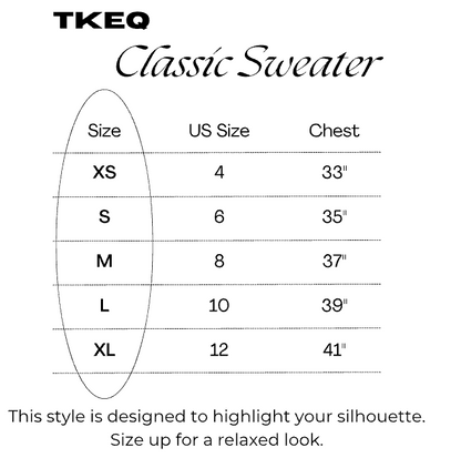 TKEQ- Sweater (Essential Contrast Crewneck)