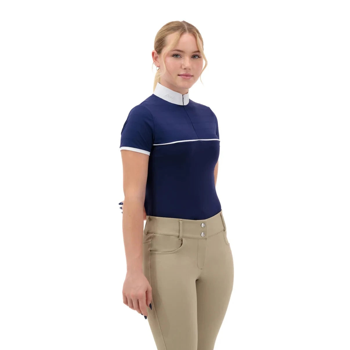 Armateq XS / Navy Blue Armateq- Ultra Breathable Monocromatic Short Sleeve Shirt equestrian team apparel online tack store mobile tack store custom farm apparel custom show stable clothing equestrian lifestyle horse show clothing riding clothes Armateq- Ultra Breathable Monocromatic Short Sleeve Shirt horses equestrian tack store