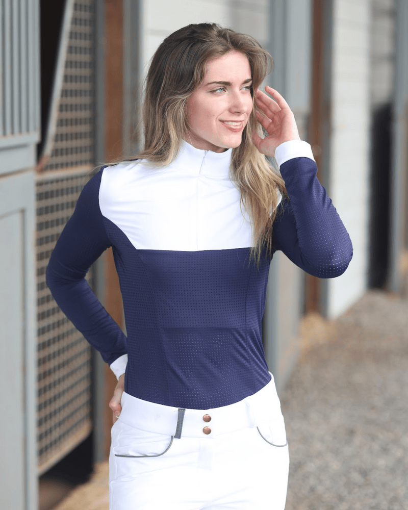 Equisite Elements of Style clothing Equisiite- Pauline Show Shirt equestrian team apparel online tack store mobile tack store custom farm apparel custom show stable clothing equestrian lifestyle horse show clothing riding clothes Equisiite- Pauline Show Shirt horses equestrian tack store