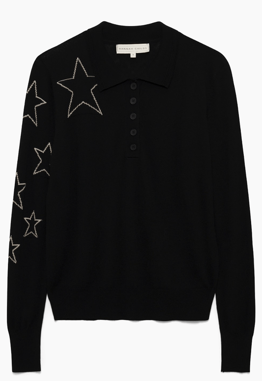 Hannah Childs Show Shirt Hannah Childs- Starla Polo Sweater equestrian team apparel online tack store mobile tack store custom farm apparel custom show stable clothing equestrian lifestyle horse show clothing riding clothes Hannah Childs- Starla Polo Sweater horses equestrian tack store