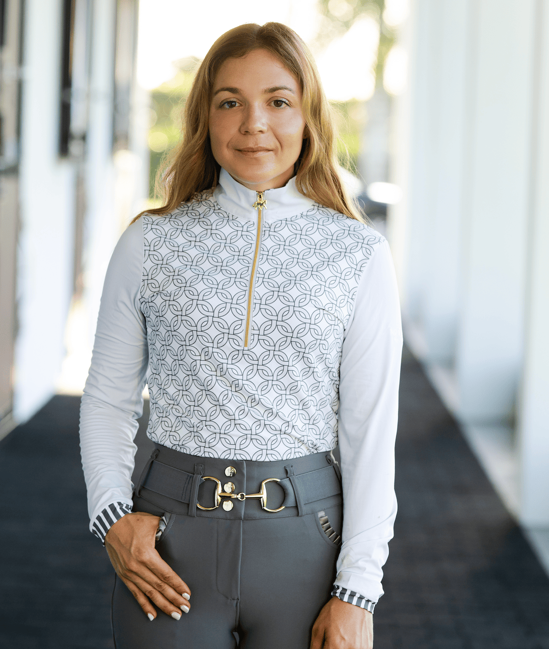 Novella Equestrian Apparel & Accessories XXS Novella Equestrian- The Papi (Long Sleeve) equestrian team apparel online tack store mobile tack store custom farm apparel custom show stable clothing equestrian lifestyle horse show clothing riding clothes Novella Equestrian- The Papi (Long Sleeve) horses equestrian tack store