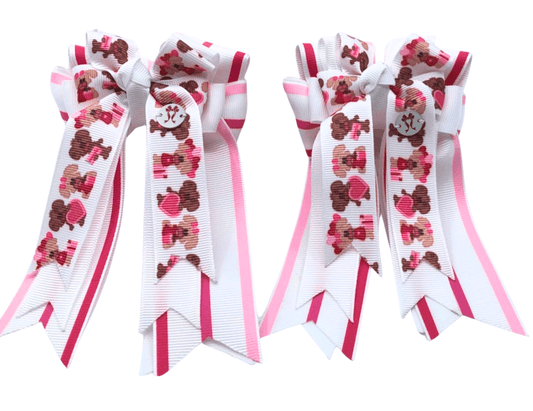Ponytail Bows Online 3" Tails Puppy Love PonyTail Bows equestrian team apparel online tack store mobile tack store custom farm apparel custom show stable clothing equestrian lifestyle horse show clothing riding clothes Puppy Love PonyTail Bows horses equestrian tack store