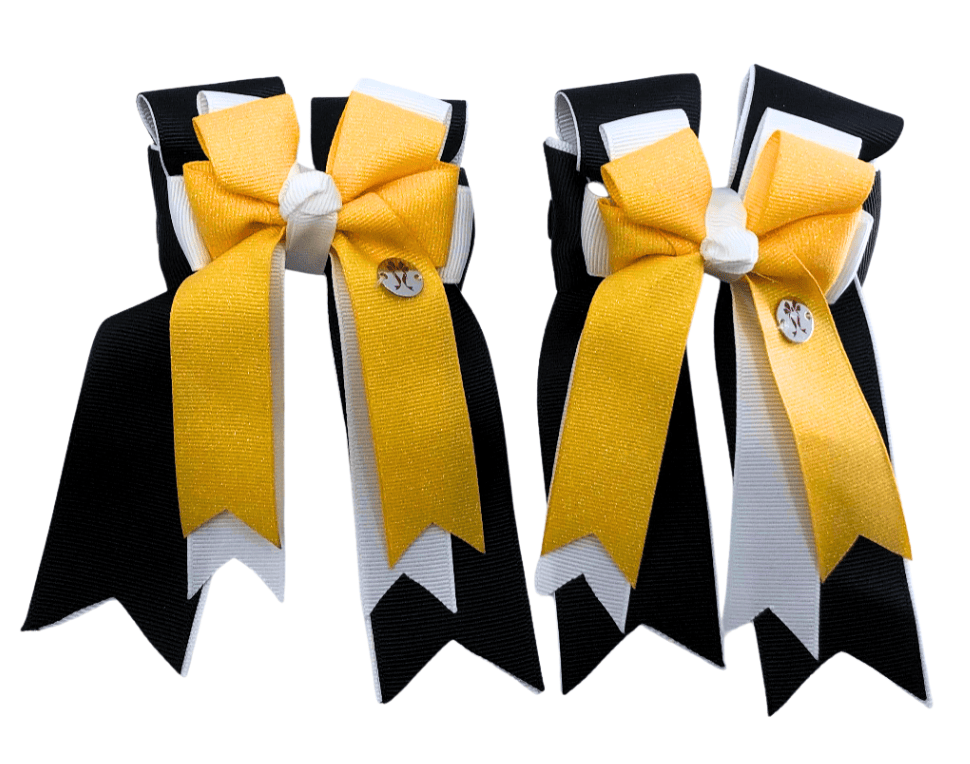 Ponytail Bows Online 3" Tails Derby PonyTail Bows equestrian team apparel online tack store mobile tack store custom farm apparel custom show stable clothing equestrian lifestyle horse show clothing riding clothes Derby PonyTail Bows horses equestrian tack store