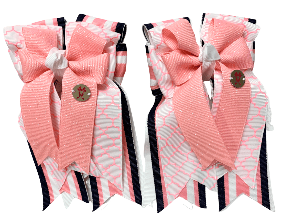 Ponytail Bows Online 3" Tails Libby PonyTail Bows equestrian team apparel online tack store mobile tack store custom farm apparel custom show stable clothing equestrian lifestyle horse show clothing riding clothes Libby PonyTail Bows horses equestrian tack store