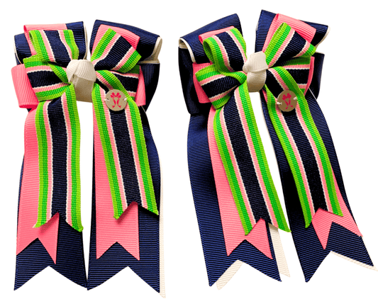 Ponytail Bows Online 3" Tails Anna PonyTail Bows equestrian team apparel online tack store mobile tack store custom farm apparel custom show stable clothing equestrian lifestyle horse show clothing riding clothes Anna PonyTail Bows horses equestrian tack store