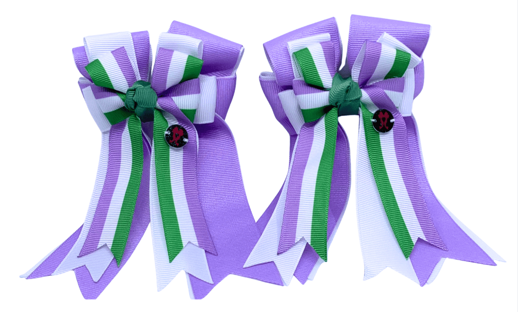 Ponytail Bows Online 3" Tails PonyTail Bows- Lavender Dream equestrian team apparel online tack store mobile tack store custom farm apparel custom show stable clothing equestrian lifestyle horse show clothing riding clothes PonyTail Bows- Lavender Dream horses equestrian tack store