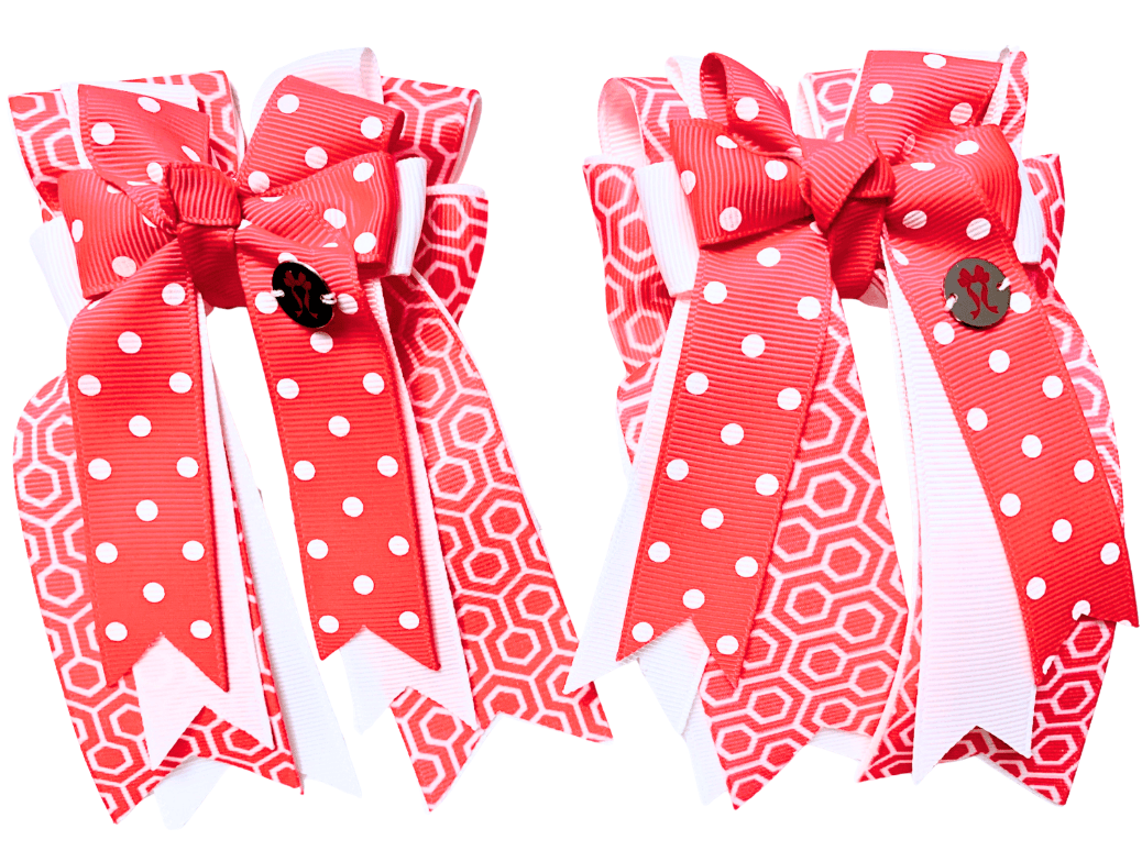Ponytail Bows Online 3" Tails Pink Wendy PonyTail Bows equestrian team apparel online tack store mobile tack store custom farm apparel custom show stable clothing equestrian lifestyle horse show clothing riding clothes Pink Wendy PonyTail Bows horses equestrian tack store