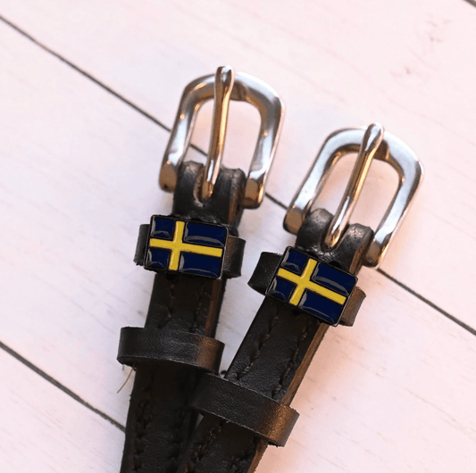 ManeJane Spur Straps Spur Straps- Flag (Sweden) equestrian team apparel online tack store mobile tack store custom farm apparel custom show stable clothing equestrian lifestyle horse show clothing riding clothes ManeJane Frogger Spur Straps horses equestrian tack store