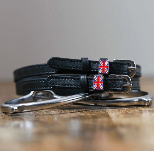 ManeJane Spur Straps Spur Straps- Flag (Great Britain) equestrian team apparel online tack store mobile tack store custom farm apparel custom show stable clothing equestrian lifestyle horse show clothing riding clothes ManeJane Frogger Spur Straps horses equestrian tack store
