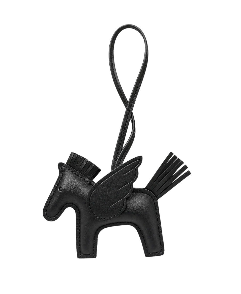 Barn Babe Equestrian charm Black/Black Pegasus Bag Charm equestrian team apparel online tack store mobile tack store custom farm apparel custom show stable clothing equestrian lifestyle horse show clothing riding clothes Pegasus Bag Charm horses equestrian tack store