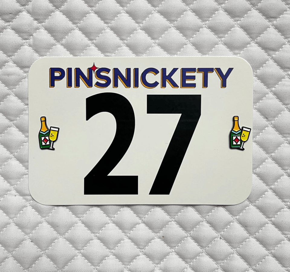 Pinsnickety number pins Pinsnickety- Champagne Pin equestrian team apparel online tack store mobile tack store custom farm apparel custom show stable clothing equestrian lifestyle horse show clothing riding clothes Pinsnickety- Champagne Pin horses equestrian tack store