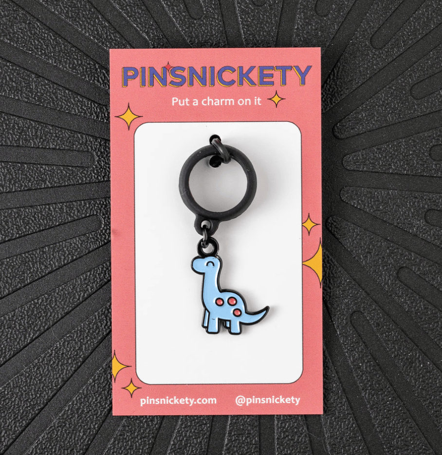 Pinsnickety crop charm Pinsnickety- Brontosaurus Crop Charm equestrian team apparel online tack store mobile tack store custom farm apparel custom show stable clothing equestrian lifestyle horse show clothing riding clothes Pinsnickety- Brontosaurus Crop Charm horses equestrian tack store