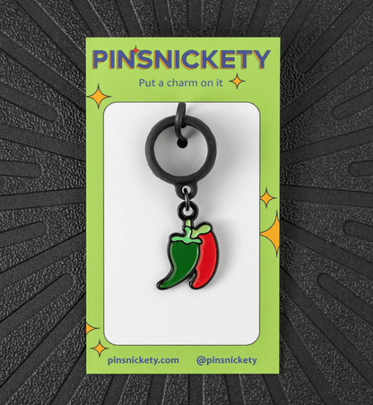 Pinsnickety crop charm Pinsnickety- Chili Peppers Crop Charm equestrian team apparel online tack store mobile tack store custom farm apparel custom show stable clothing equestrian lifestyle horse show clothing riding clothes Pinsnickety- Chili Peppers Crop Charm horses equestrian tack store