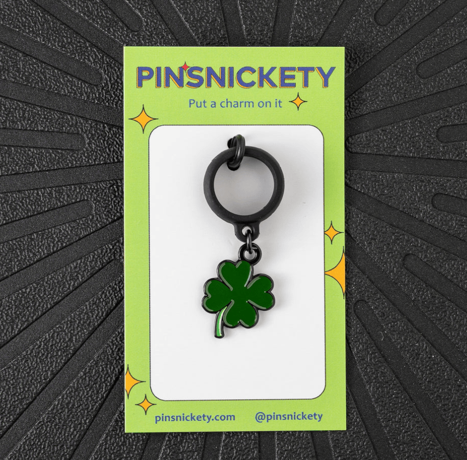 Pinsnickety crop charm Pinsnickety- Clover Crop Charm equestrian team apparel online tack store mobile tack store custom farm apparel custom show stable clothing equestrian lifestyle horse show clothing riding clothes Pinsnickety- Clover Crop Charm horses equestrian tack store