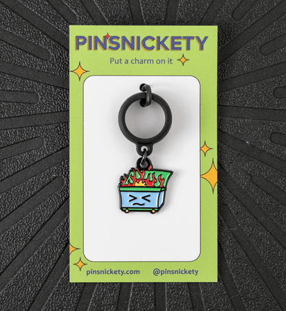 Pinsnickety crop charm Pinsnickety- Dumpster Fire Crop Charm equestrian team apparel online tack store mobile tack store custom farm apparel custom show stable clothing equestrian lifestyle horse show clothing riding clothes Pinsnickety- Dumpster Fire Crop Charm horses equestrian tack store