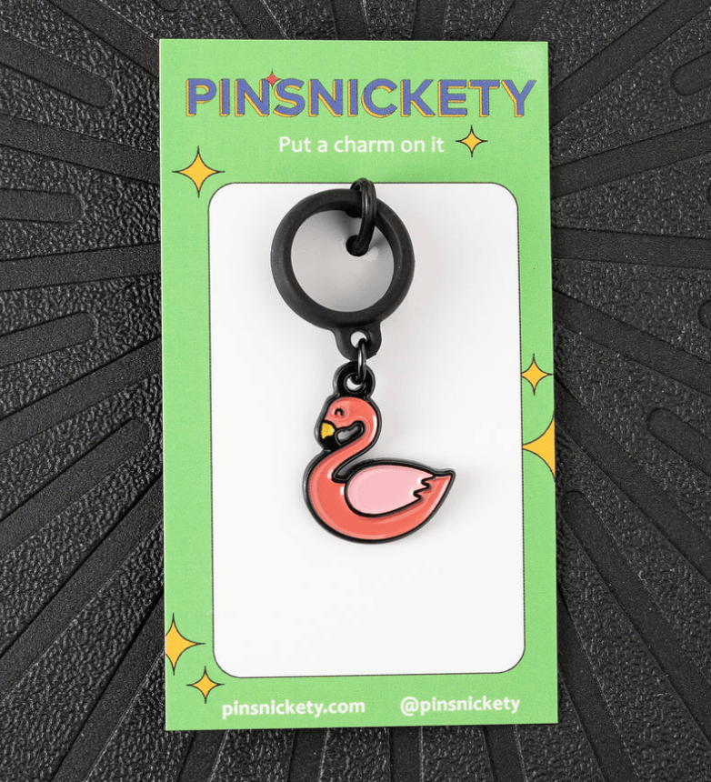 Pinsnickety crop charm Pinsnickety- Flamingo Crop Charm equestrian team apparel online tack store mobile tack store custom farm apparel custom show stable clothing equestrian lifestyle horse show clothing riding clothes Pinsnickety- Flamingo Crop Charm horses equestrian tack store