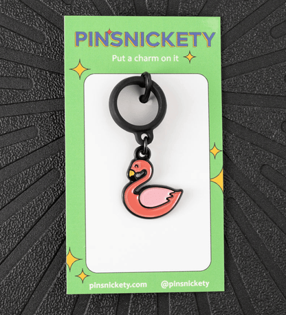 Pinsnickety crop charm Pinsnickety- Flamingo Crop Charm equestrian team apparel online tack store mobile tack store custom farm apparel custom show stable clothing equestrian lifestyle horse show clothing riding clothes Pinsnickety- Flamingo Crop Charm horses equestrian tack store