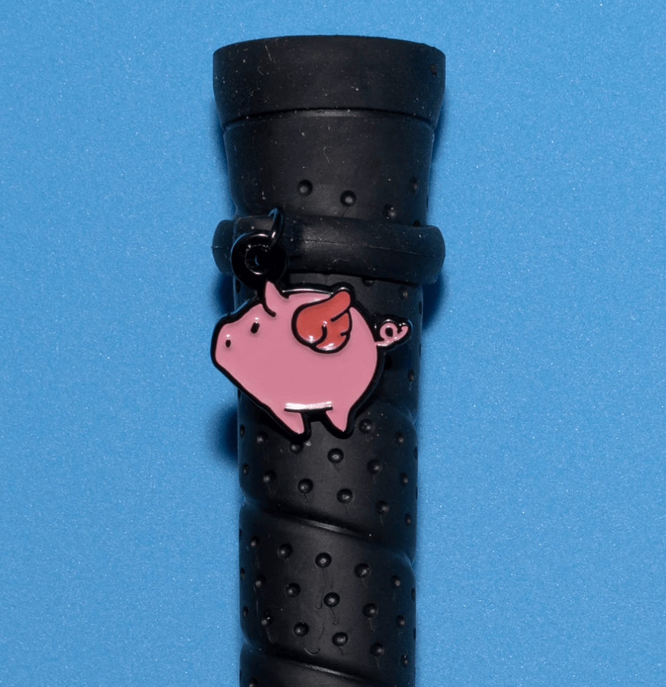 Pinsnickety crop charm Pinsnickety- Flying Pig Crop Charm equestrian team apparel online tack store mobile tack store custom farm apparel custom show stable clothing equestrian lifestyle horse show clothing riding clothes Pinsnickety- Flying Pig Crop Charm horses equestrian tack store