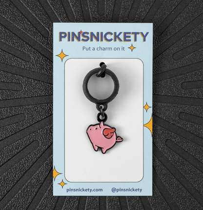 Pinsnickety crop charm Pinsnickety- Flying Pig Crop Charm equestrian team apparel online tack store mobile tack store custom farm apparel custom show stable clothing equestrian lifestyle horse show clothing riding clothes Pinsnickety- Flying Pig Crop Charm horses equestrian tack store