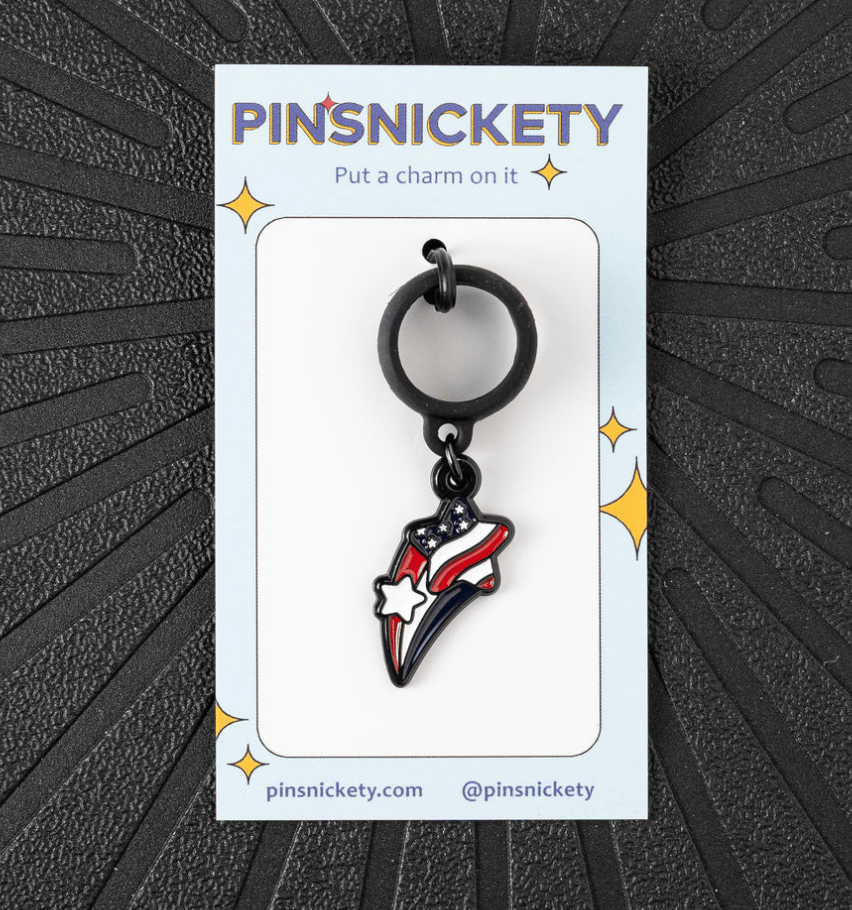 Pinsnickety crop charm Pinsnickety- Stars and Stripes Crop Charm equestrian team apparel online tack store mobile tack store custom farm apparel custom show stable clothing equestrian lifestyle horse show clothing riding clothes Pinsnickety- Stars and Stripes Crop Charm horses equestrian tack store