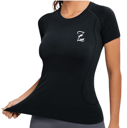 Equestrian Team Apparel Custom Shirts Black / XS Zintillating Farms- Women's Tech Shirt (Short Sleeve) equestrian team apparel online tack store mobile tack store custom farm apparel custom show stable clothing equestrian lifestyle horse show clothing riding clothes Zintillating Farms- Women's Tech Shirt (Short Sleeve) horses equestrian tack store