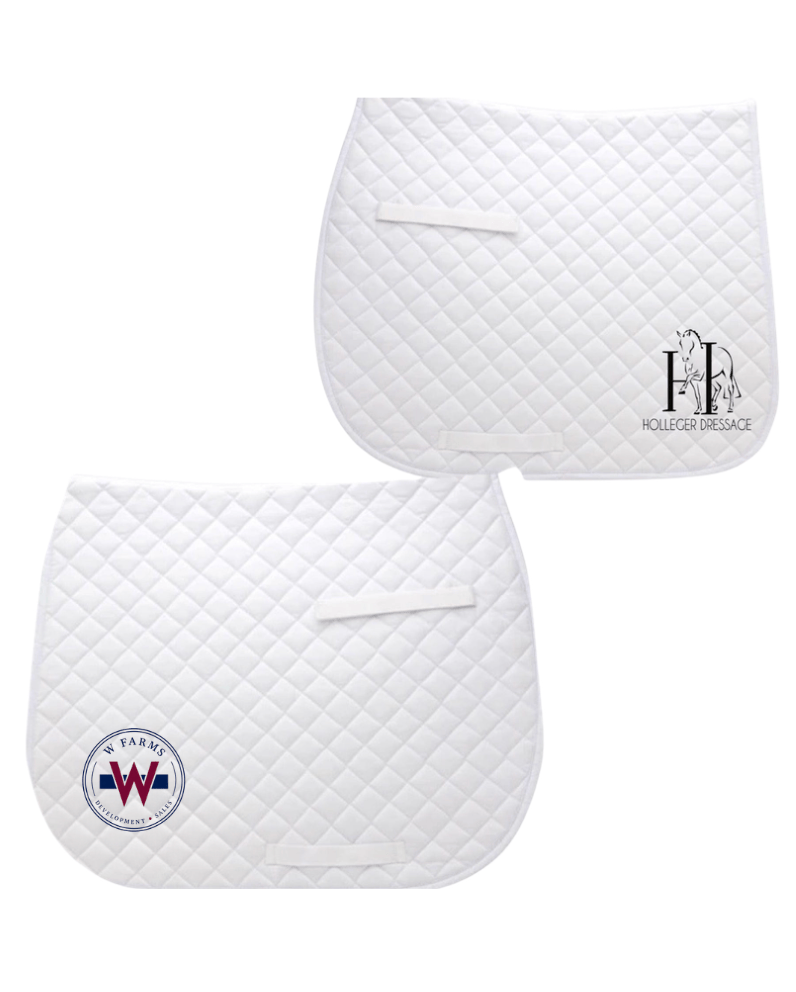 Equestrian Team Apparel custom saddle pad Holleger Dressage/WSI- Saddle Pad (Dressage) equestrian team apparel online tack store mobile tack store custom farm apparel custom show stable clothing equestrian lifestyle horse show clothing riding clothes Holleger Dressage/WSI- Saddle Pad (Dressage) horses equestrian tack store