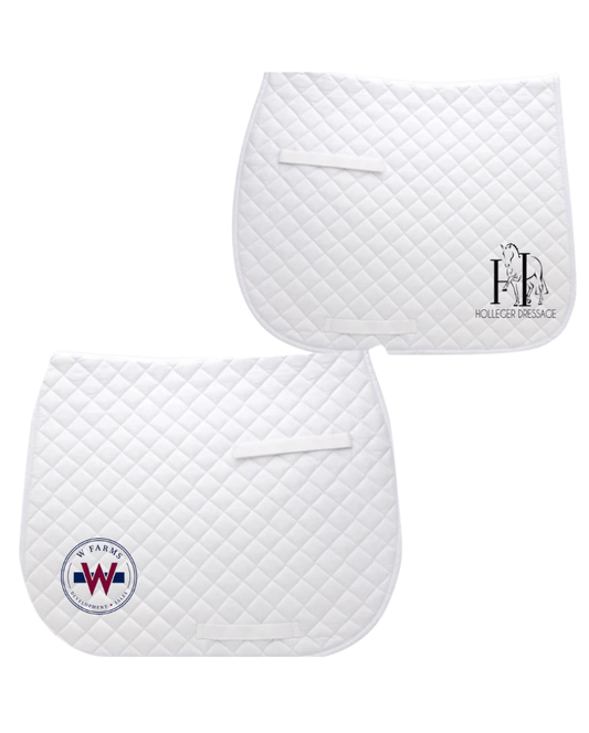 Equestrian Team Apparel custom saddle pad Holleger Dressage/WSI- Saddle Pad (Dressage) equestrian team apparel online tack store mobile tack store custom farm apparel custom show stable clothing equestrian lifestyle horse show clothing riding clothes Holleger Dressage/WSI- Saddle Pad (Dressage) horses equestrian tack store