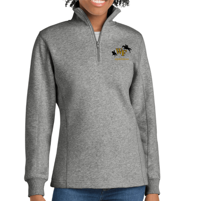 Equestrian Team Apparel custom sweatshirt Dark Gray / XS WFU Equestrian- Women's 1/4-Zip Sweatshirt equestrian team apparel online tack store mobile tack store custom farm apparel custom show stable clothing equestrian lifestyle horse show clothing riding clothes WFU Equestrian- Women's 1/4-Zip Sweatshirt horses equestrian tack store