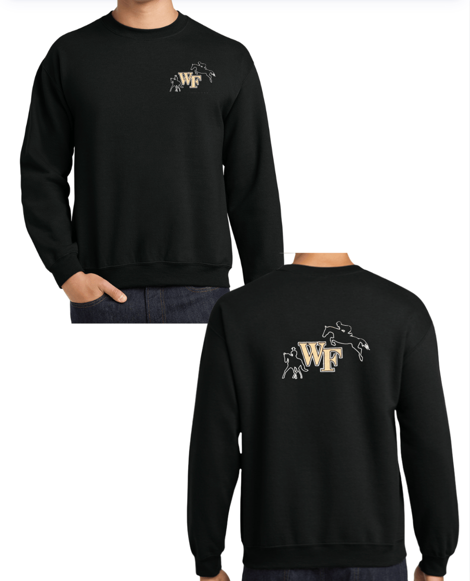 Equestrian Team Apparel custom sweatshirt Black / XS WFU Equestrian- Unisex Sweatshirt equestrian team apparel online tack store mobile tack store custom farm apparel custom show stable clothing equestrian lifestyle horse show clothing riding clothes WFU Equestrian- Unisex Sweatshirt horses equestrian tack store