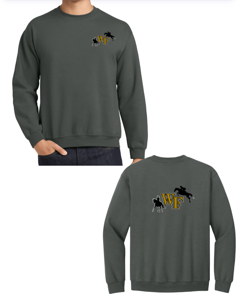 Equestrian Team Apparel custom sweatshirt Graphite / XS WFU Equestrian- Unisex Sweatshirt equestrian team apparel online tack store mobile tack store custom farm apparel custom show stable clothing equestrian lifestyle horse show clothing riding clothes WFU Equestrian- Unisex Sweatshirt horses equestrian tack store