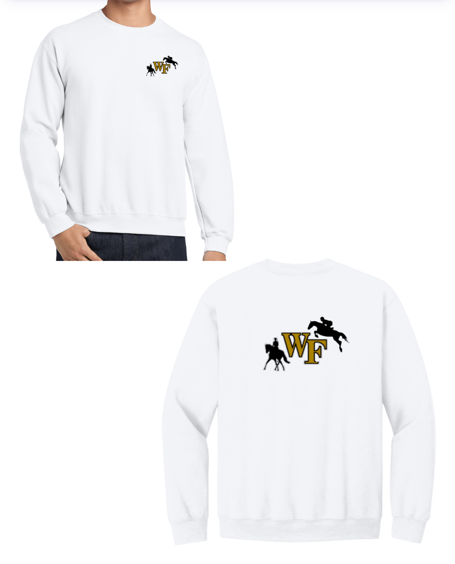 Equestrian Team Apparel custom sweatshirt White / XS WFU Equestrian- Unisex Sweatshirt equestrian team apparel online tack store mobile tack store custom farm apparel custom show stable clothing equestrian lifestyle horse show clothing riding clothes WFU Equestrian- Unisex Sweatshirt horses equestrian tack store